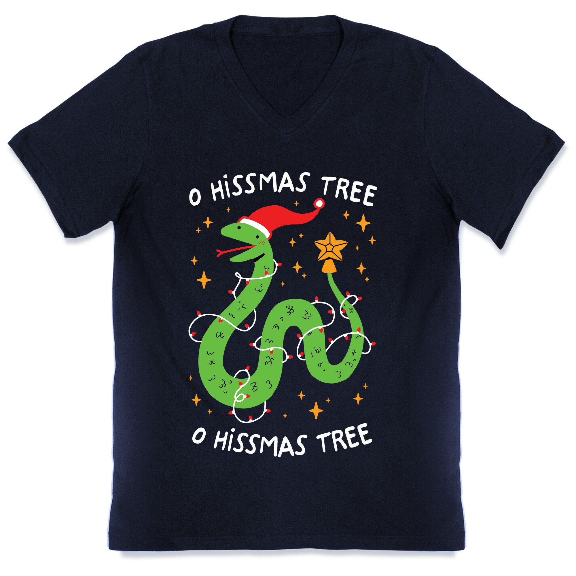 O Hissmas Tree V-Neck